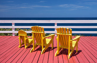 Redwood Decking in Diamond Bar