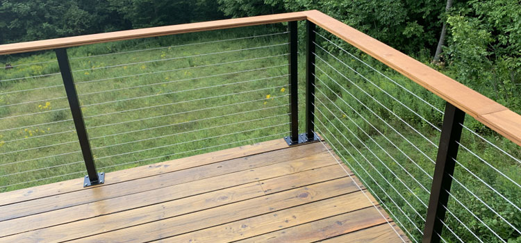 Installing Deck Cable Railing in Diamond Bar, CA